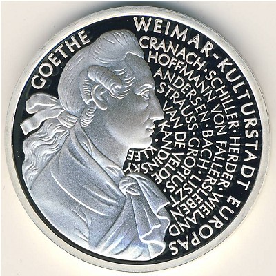 West Germany, 10 mark, 1999
