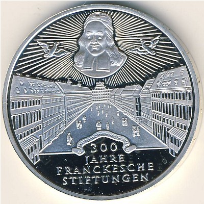 West Germany, 10 mark, 1998