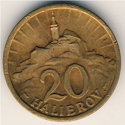Slovakia, 20 halierov, 1940–1942