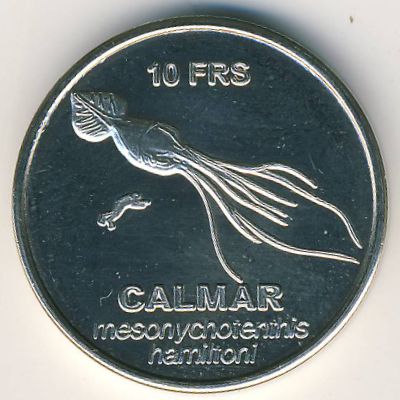 Kerguelen Islands., 10 francs, 2011