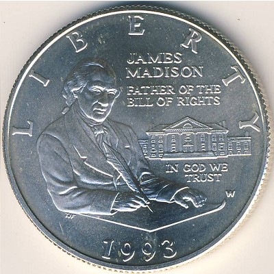 USA, 1/2 dollar, 1993