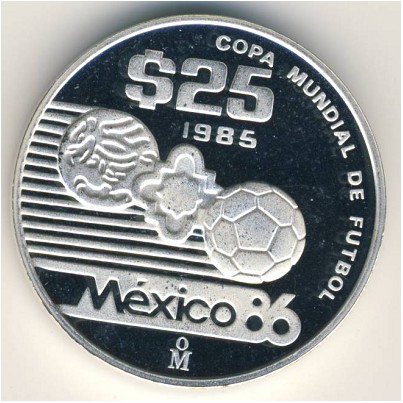Мексика, 25 песо (1985 г.)