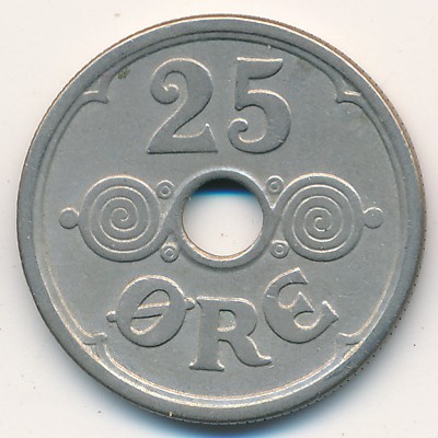 Denmark, 25 ore, 1924–1926