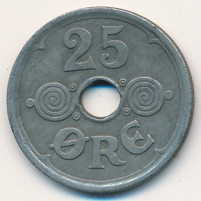 Denmark, 25 ore, 1941–1945 Denmark, 25 ore, 1941–1945