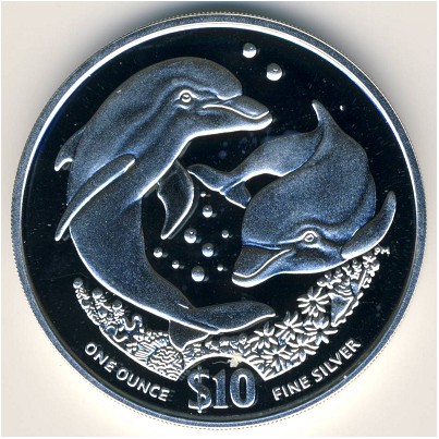 Виргинские острова, 10 долларов (2006 г.)