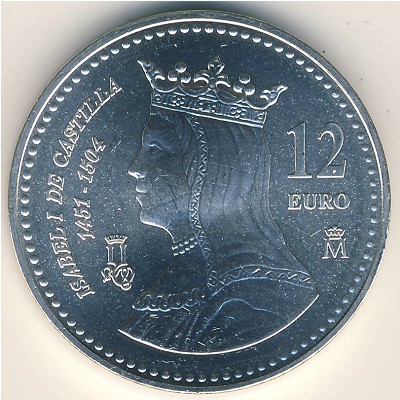 Spain, 12 euro, 2004