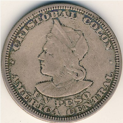 Сальвадор, 1 песо (1914 г.)