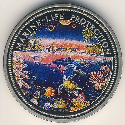 Palau, 1 dollar, 1993