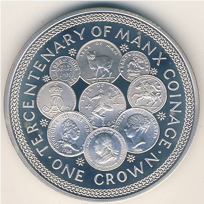 Isle of Man, 1 crown, 1979