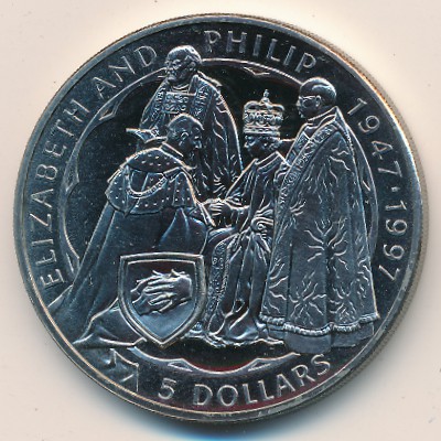 Новая Зеландия, 5 долларов (1997 г.)