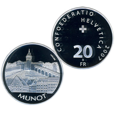 Швейцария, 20 франков (2007 г.)