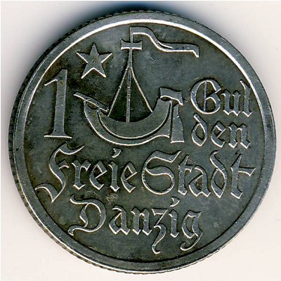 Danzig, 1 gulden, 1923