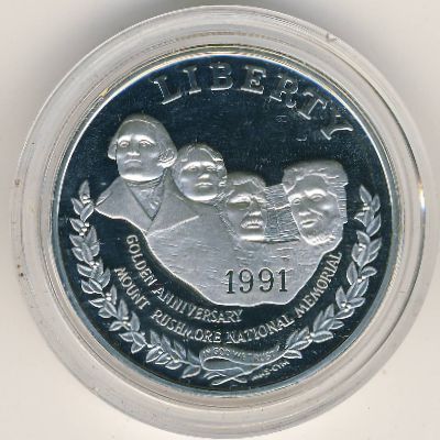 США, 1 доллар (1991 г.)