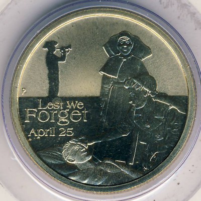 Australia, 1 dollar, 2012