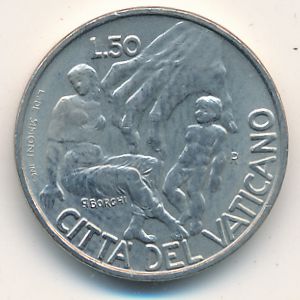 Vatican City, 50 lire, 1998