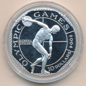 Острова Кука, 10 долларов (2001 г.)