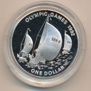 Bermuda Islands, 1 dollar, 1993