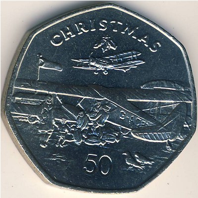 Isle of Man, 50 pence, 1985