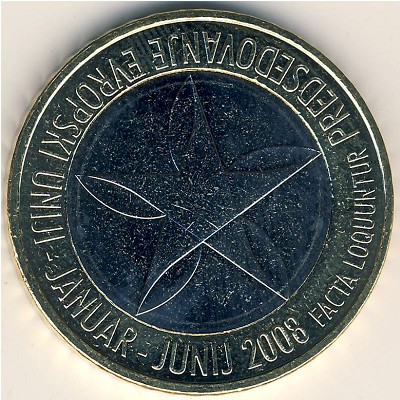 Slovenia, 3 euro, 2008