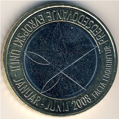 Словения, 3 евро (2008 г.)