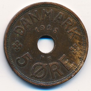 Дания, 5 эре (1928 г.)
