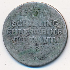 Шлезвиг-Гольштейн, 5 шиллингов (1787–1800 г.)