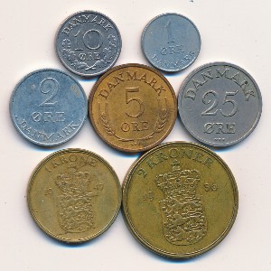 Denmark, Набор монет