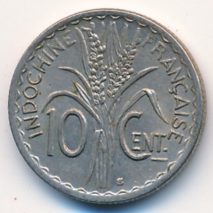 Французский Индокитай, 10 центов (1939–1941 г.)