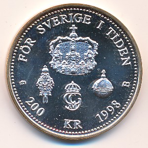Sweden, 200 kronor, 1998