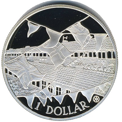 Острова Кука, 1 доллар (2002 г.)