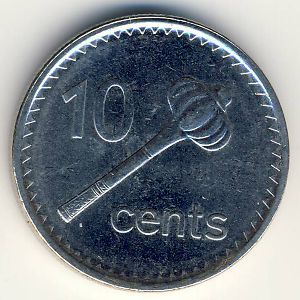 Fiji, 10 cents, 2009