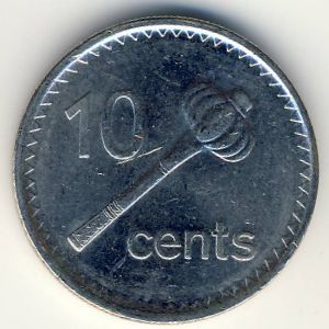 Fiji, 10 cents, 2009