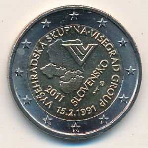 Slovakia, 2 euro, 2011