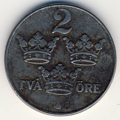 Швеция, 2 эре (1945 г.)