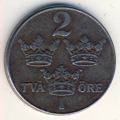 Швеция, 2 эре (1947 г.)