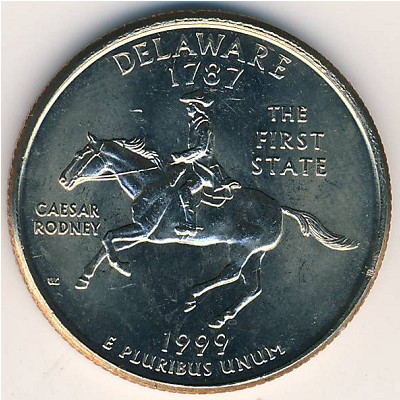 USA, Quarter dollar, 1999