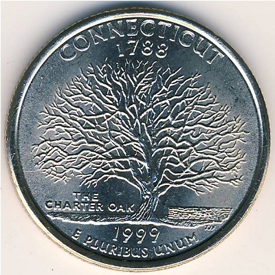 USA, Quarter dollar, 1999