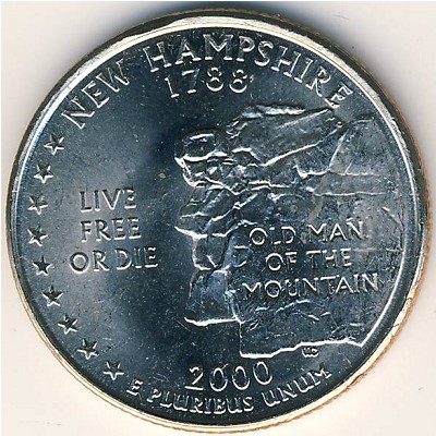 USA, Quarter dollar, 2000