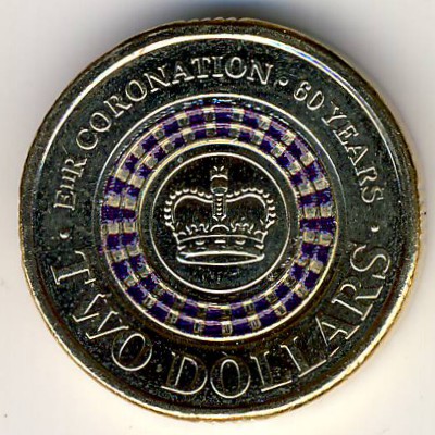 Австралия, 2 доллара (2013 г.)