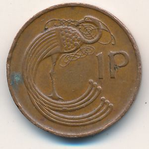 Ирландия, 1 пенни (1980 г.)