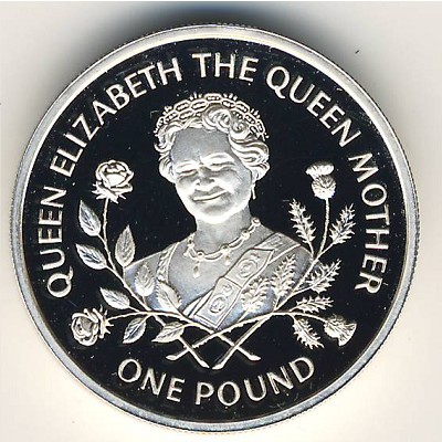 Guernsey, 1 pound, 1995