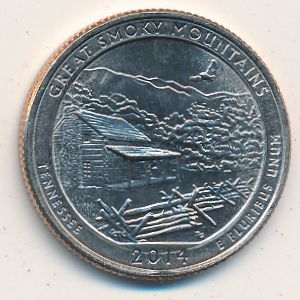 США, 1/4 доллара (2014 г.)