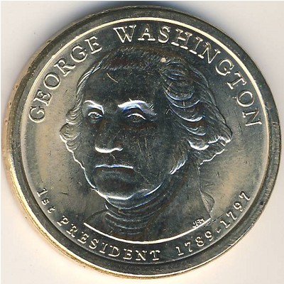USA, 1 dollar, 2007