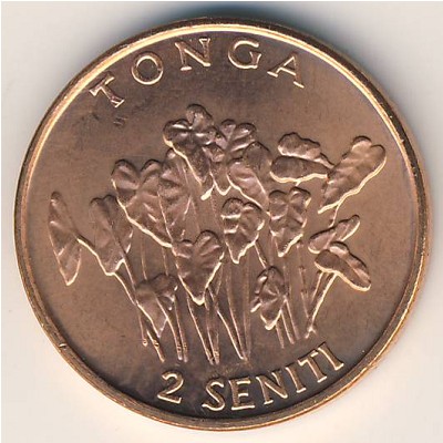 Тонга, 2 сенити (2002–2004 г.)