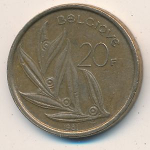 Бельгия, 20 франков (1981 г.)