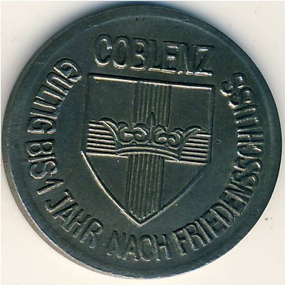 Кобленц., 10 пфеннигов (1918 г.)