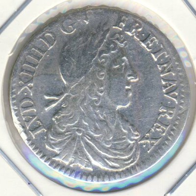 France, 1/12 ecu, 1658–1670