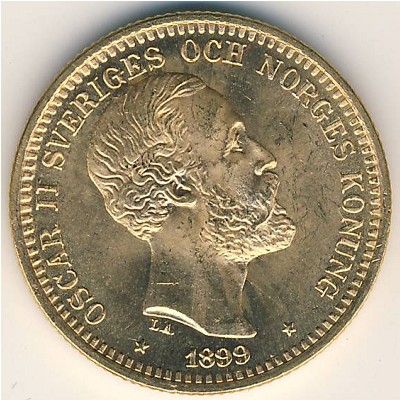 Sweden, 20 kronor, 1877–1899