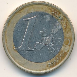 Испания, 1 евро (2001 г.)