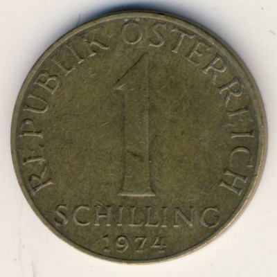 Австрия, 1 шиллинг (1974 г.)